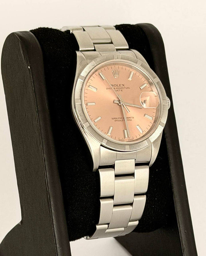 Rolex Oyster Perpetual Date Solomon Dial only Watch After Service serial Y