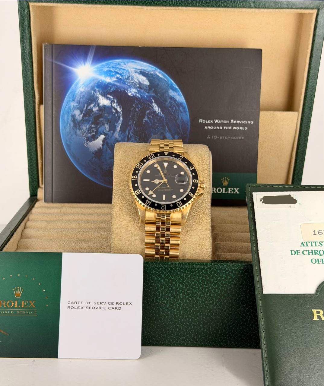 Rolex GMT-Master II Perfect Condition Full Set Serial X 1991