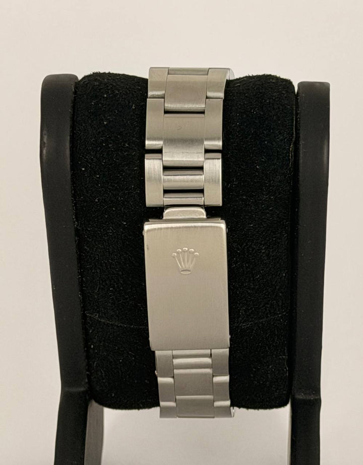 Rolex Oyster Perpetual Date Blue Dial Full Set Like New After Service Serial Y