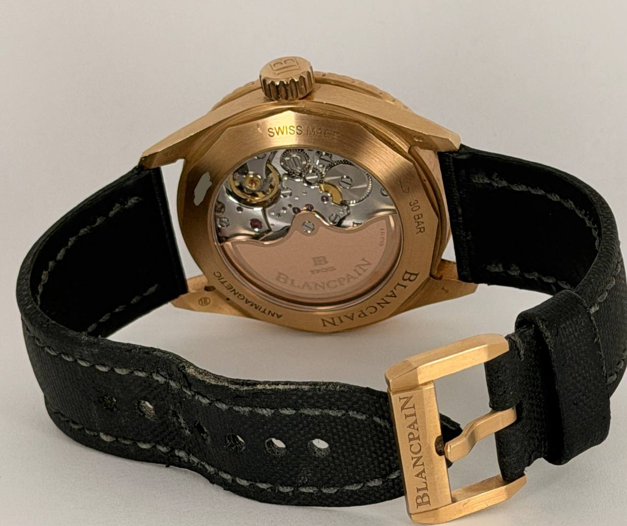 Blancpain Fifty Fathoms Bathyscaphe mit Papieren, neuwertiger Zustand, nie poliert, wie neu.