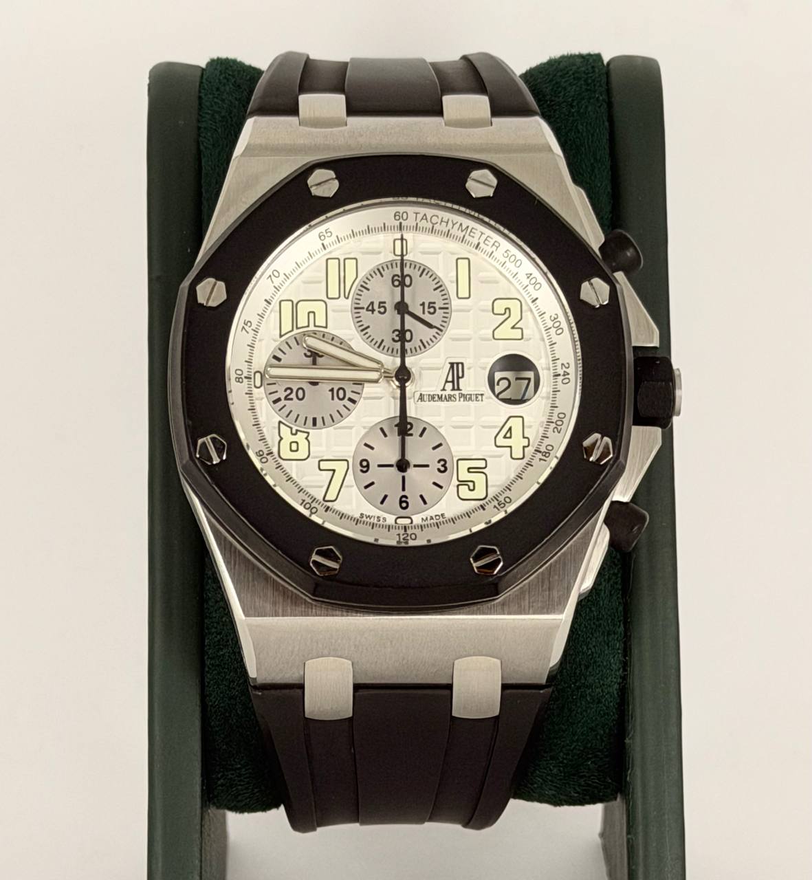 Audemars Piguet Royal Oak Offshore Chronograph Panda-Zifferblatt, sehr guter Zustand, bester Preis in der EU