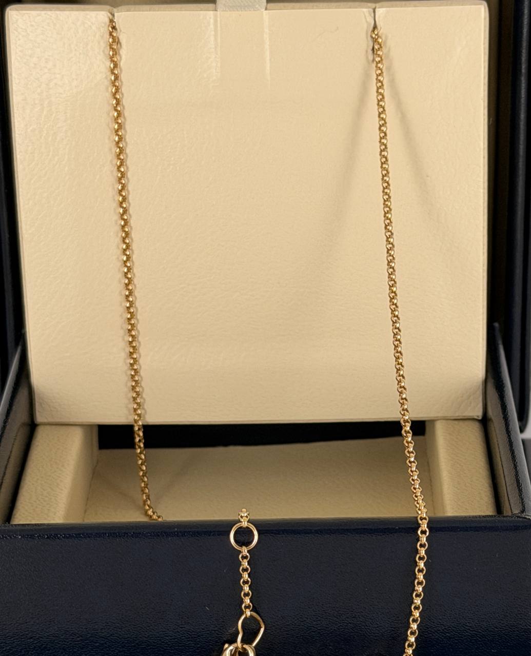 CHOPARD ROSE GOLD NECKLACE WITH ONYX AND A DIAMOND HAPPY HEARTS