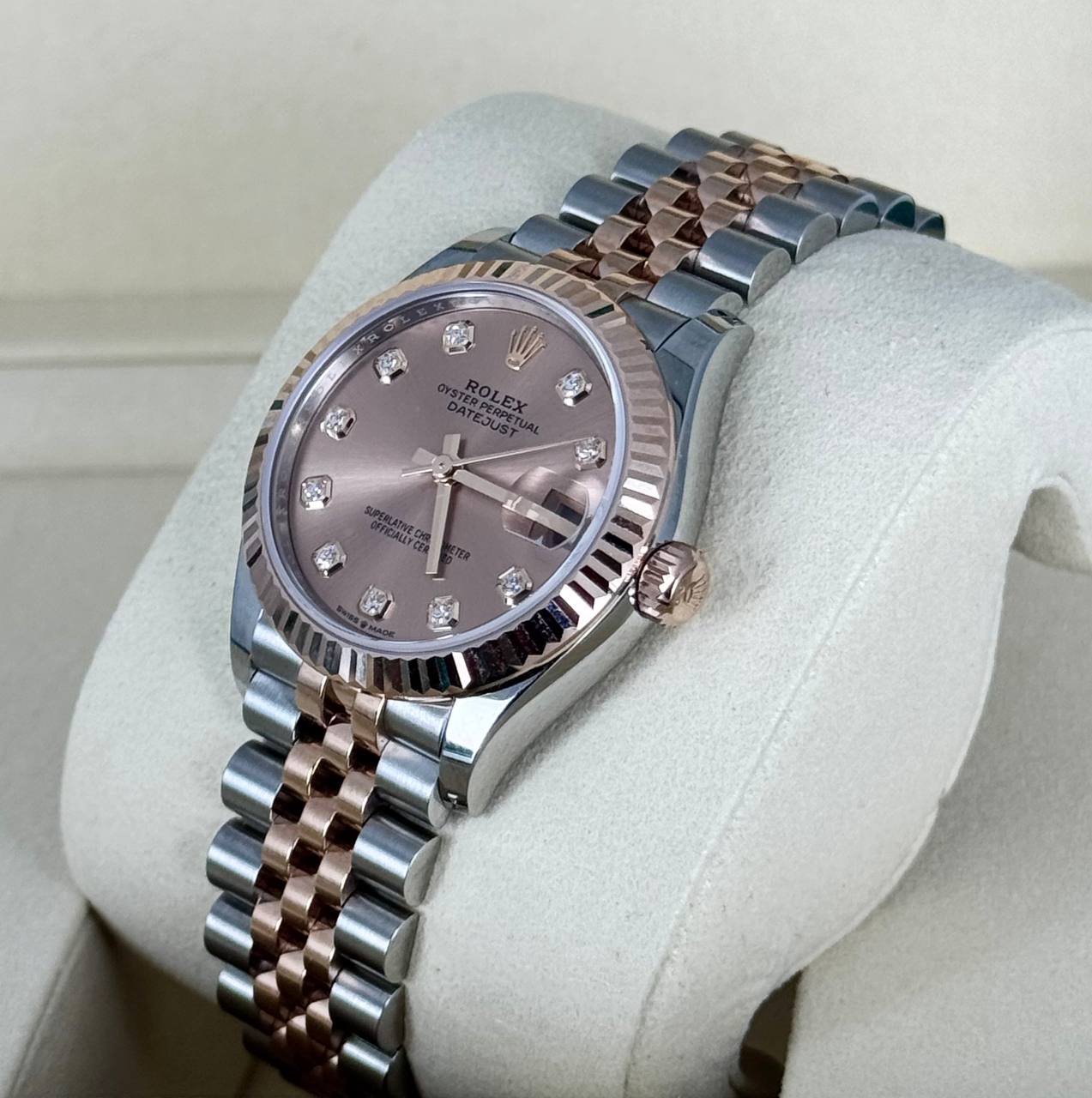 Rolex Datejust 31, Bicolor, mit Box und Papieren