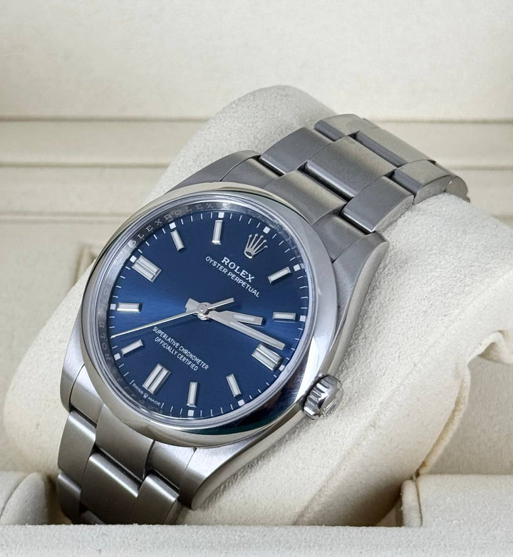 Rolex Oyster Perpetual 36, Blue Dial 2021  Like New