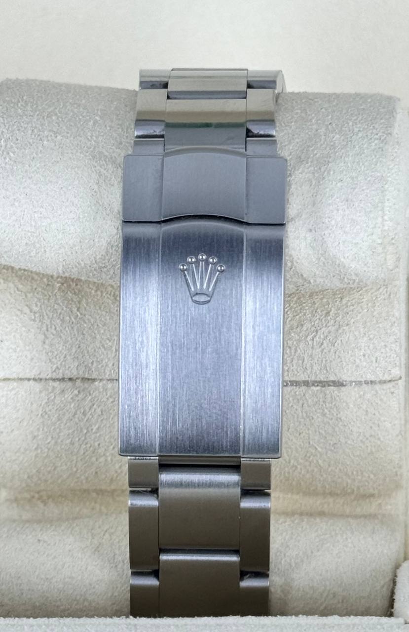 Rolex Oyster Perpetual 36, blaues Zifferblatt 2021, wie neu