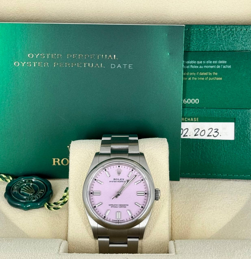Rolex Oyster Perpetual 36 mit Box und Papieren