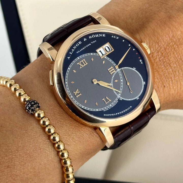 A. Lange & Sohne Grand Lange 1 with box and papers