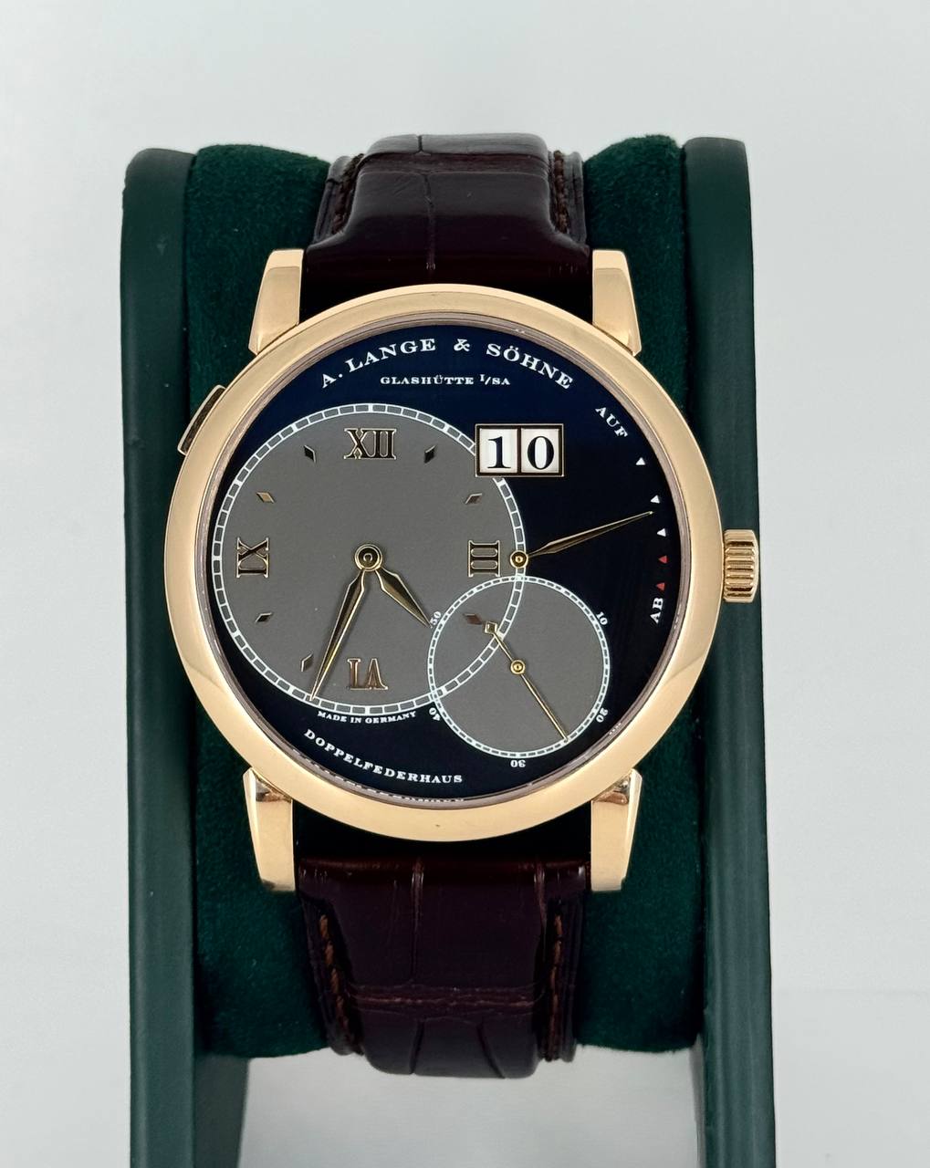 A. Lange & Sohne Grand Lange 1 with box and papers
