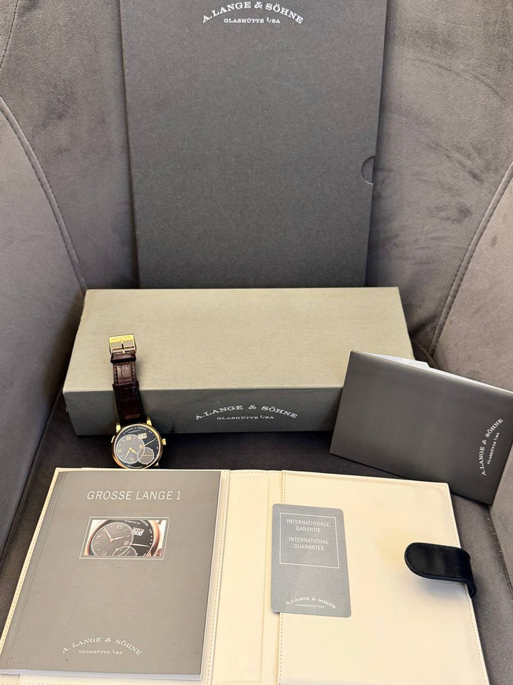 A. Lange & Sohne Grand Lange 1 with box and papers