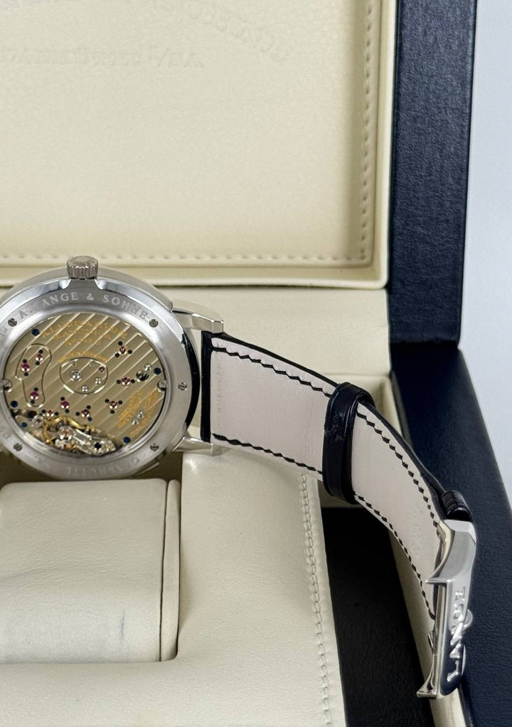 A. Lange & Sohne with box and papers