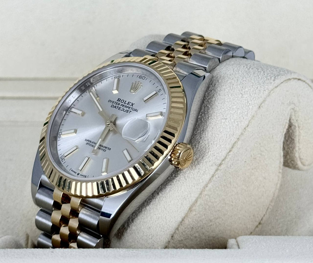 Rolex Datejust 41, Two Tone, with box and papers 126333