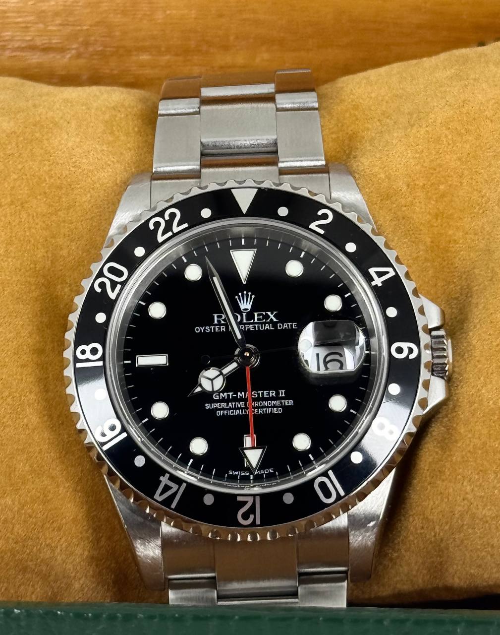 Rolex GMT-Master II, with box and papers, 2006, very good condition