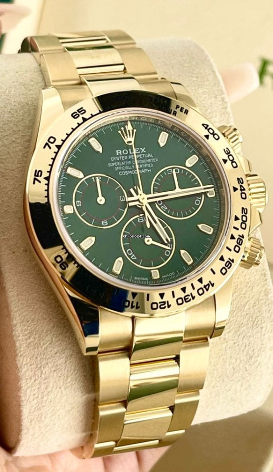 Daytona Cosmograph Green Dial 18K Yellow Gold