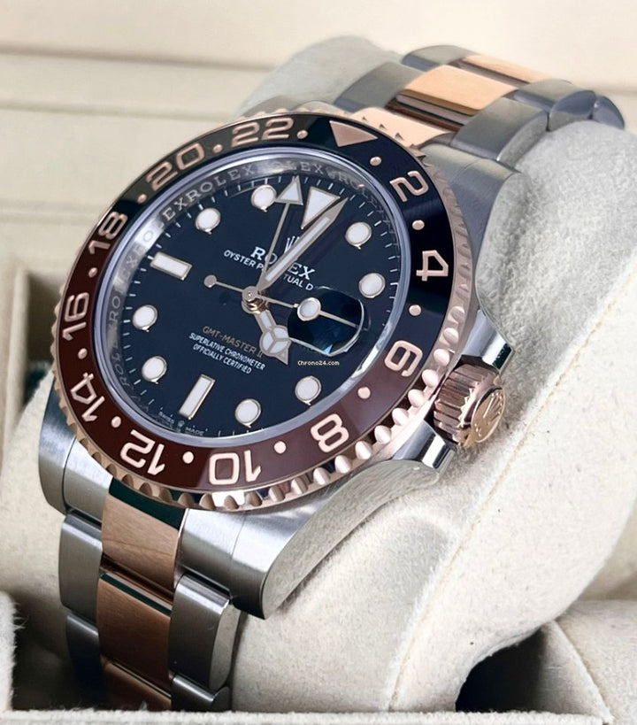 GMT-Master II Root Beer Dial Steel & 18K Rose Gold